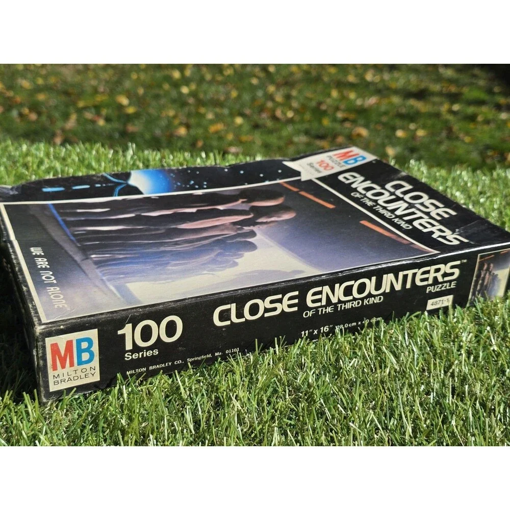 1977 Close Encounters Of The Third Kind Milton Bradley Puzzle 100 Series Sealed*